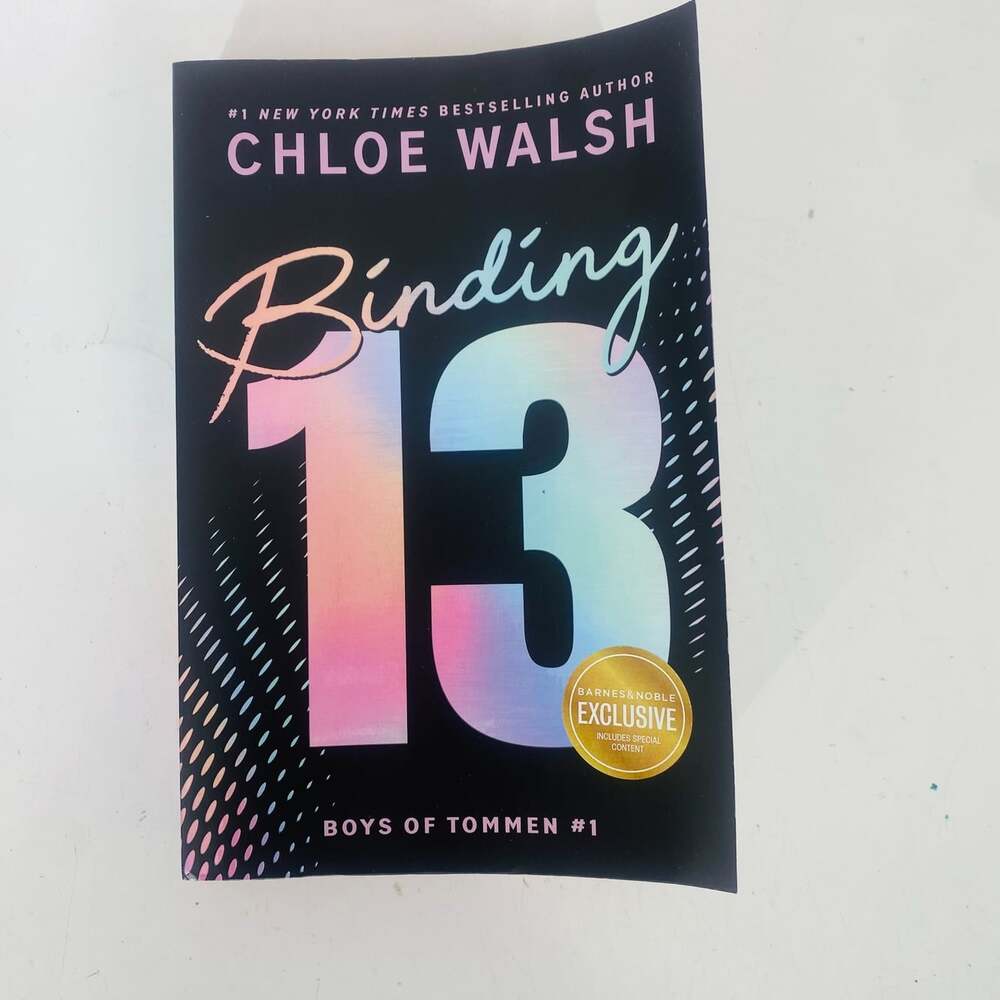 Chloe Walsh Binding 13 Boys of Tommen #1 B&N Exclusive Pink Sprayed Edges Sports